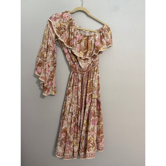 Spell and the Gypsy Collective Jungle One-Shoulder Dress - Picture 3 of 6